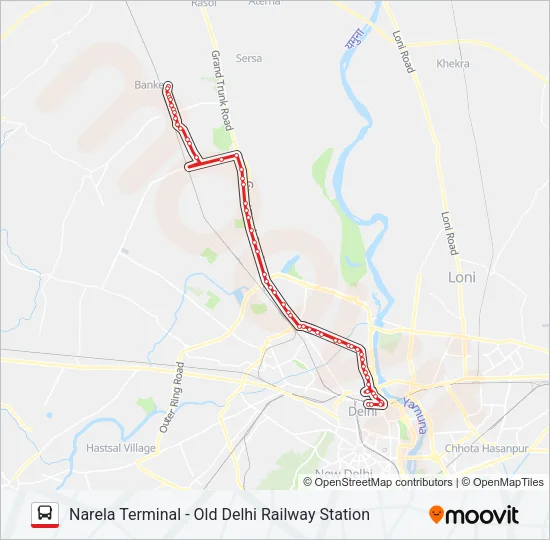 103 Bus Line Map