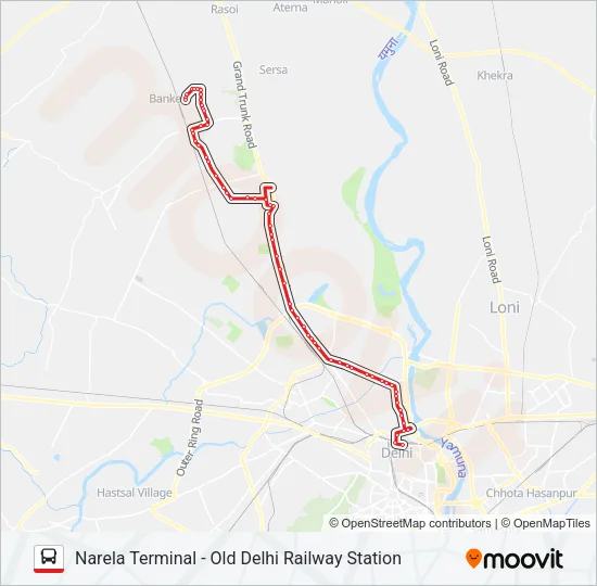 103 Bus Line Map
