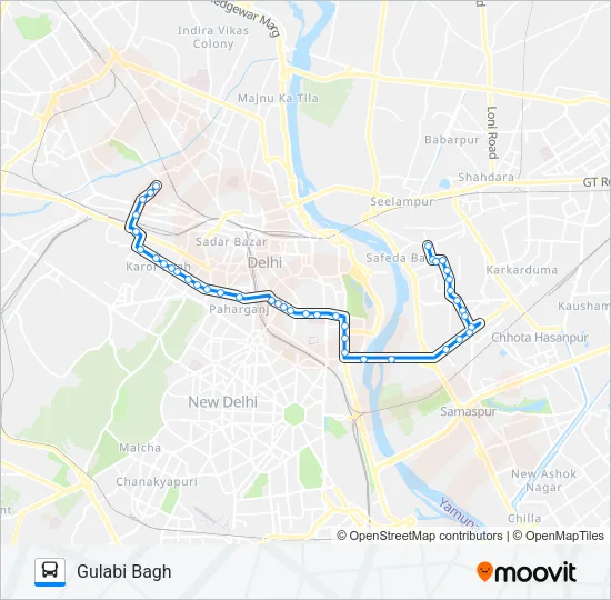 39 Bus Line Map
