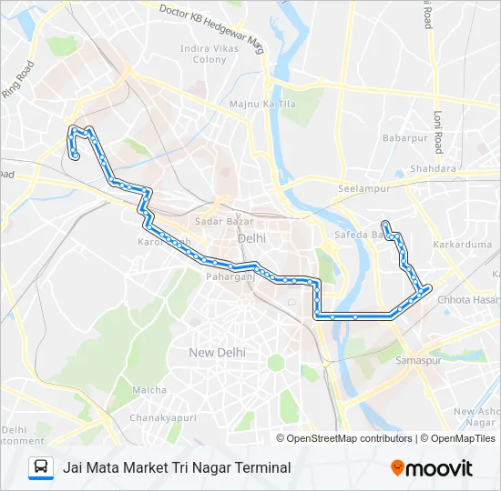 39 Bus Line Map