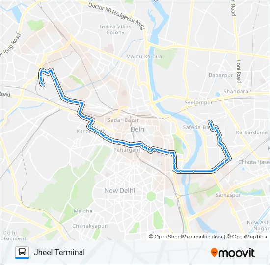 39 Bus Line Map