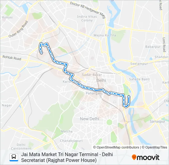 39 Bus Line Map