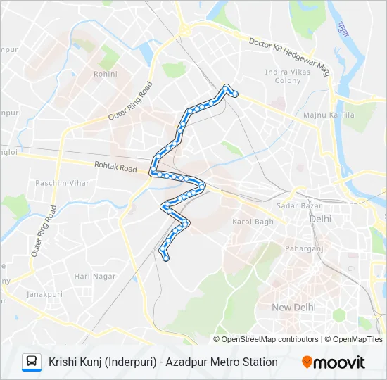 78 Bus Line Map