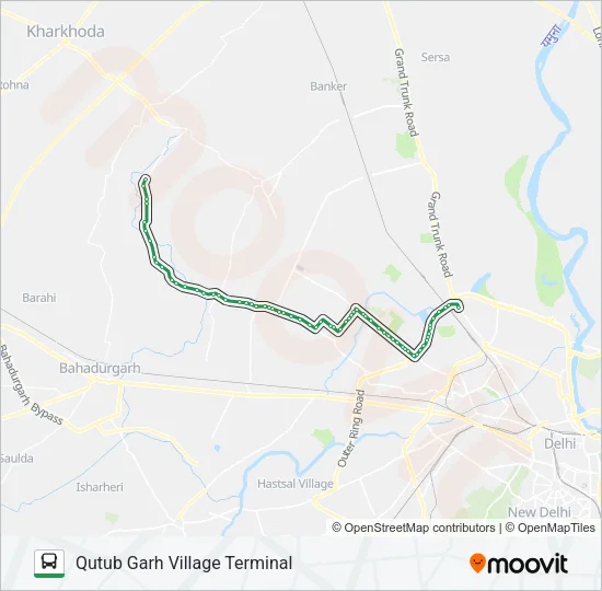 114C Bus Line Map
