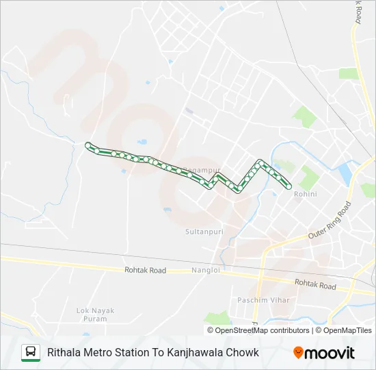114C Bus Line Map
