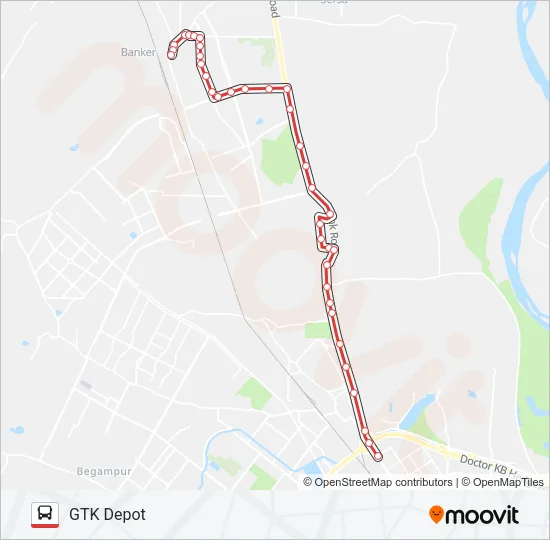 120 Bus Line Map