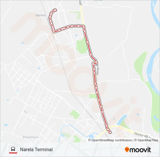 120 Bus Line Map