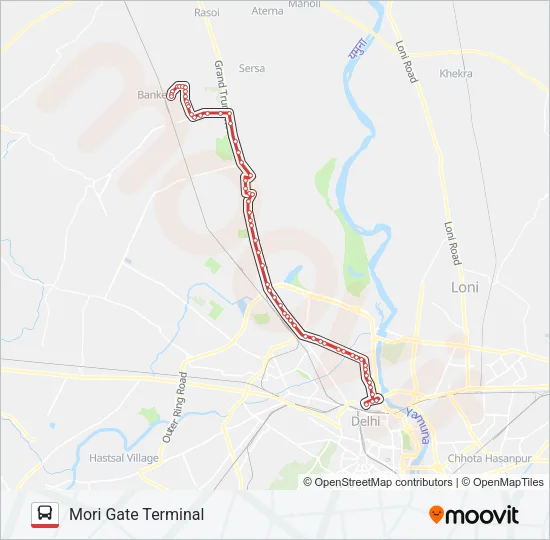 120 Bus Line Map