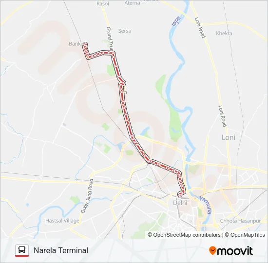 120 Bus Line Map