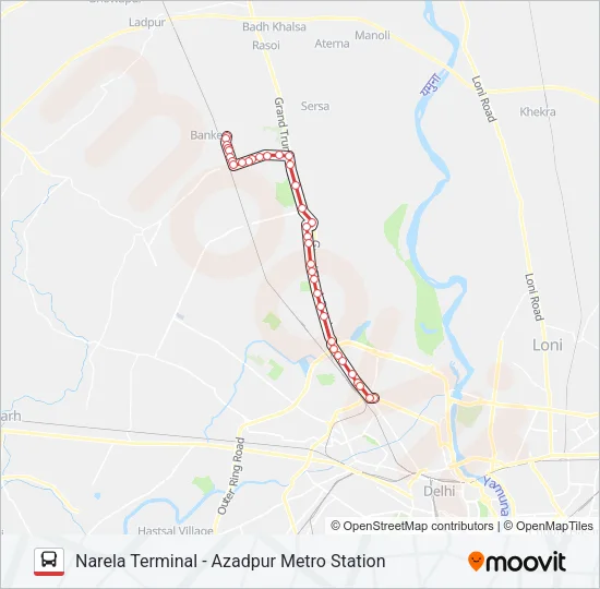 120 Bus Line Map