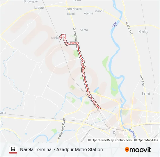120 Bus Line Map