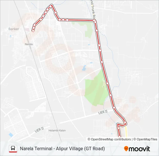131 Bus Line Map