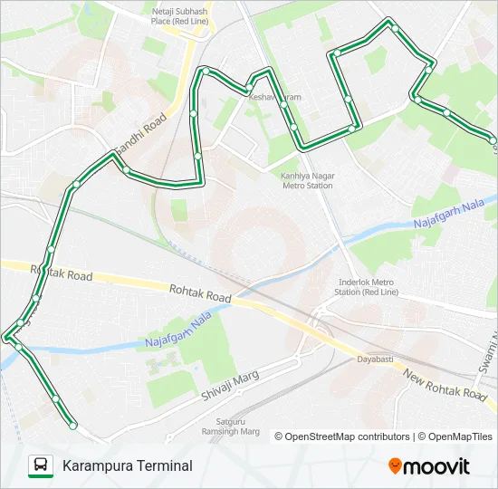 168 Bus Line Map