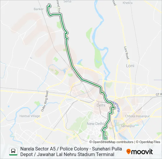 173 Bus Line Map