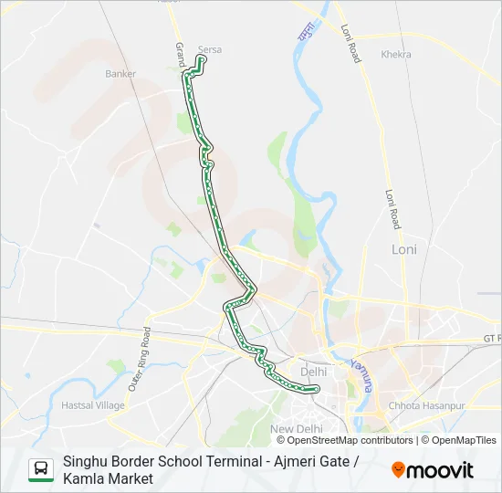 144A Bus Line Map