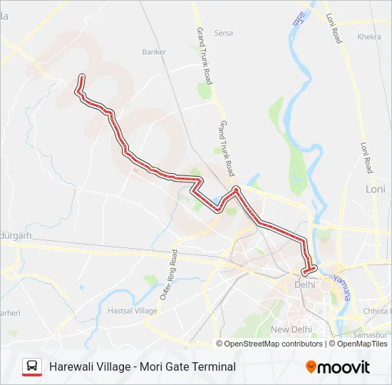 191 Bus Line Map