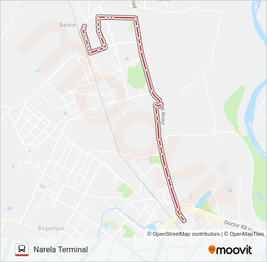 193 Bus Line Map