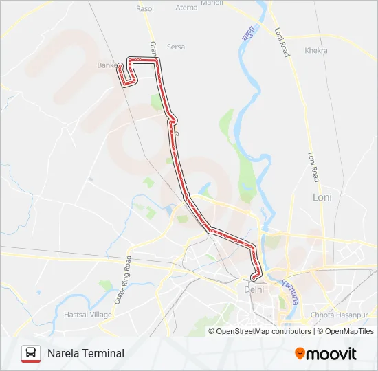 193 Bus Line Map