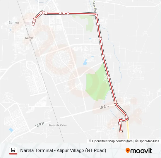 193 Bus Line Map