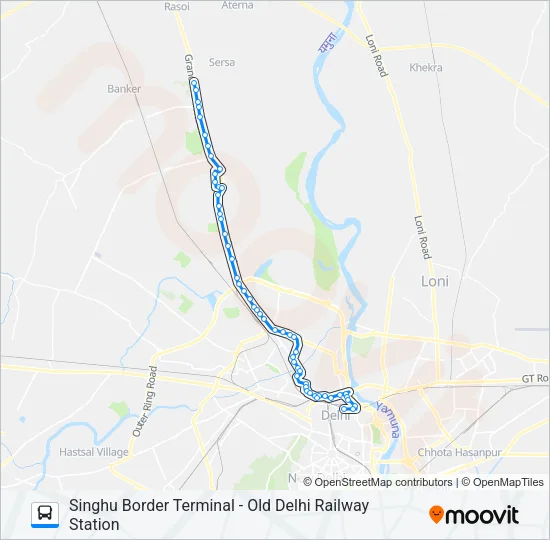 144 Bus Line Map