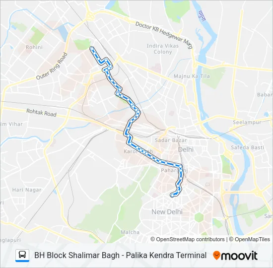 166 Bus Line Map