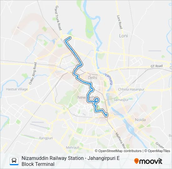 181 Bus Line Map