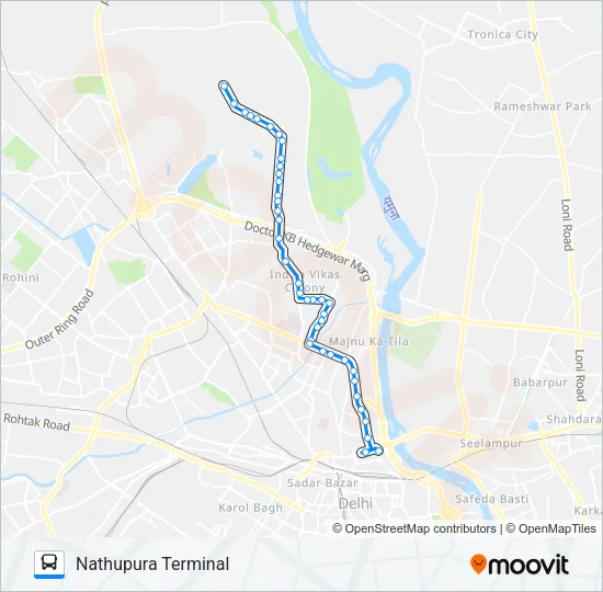 185 Bus Line Map