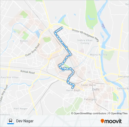 181A Bus Line Map