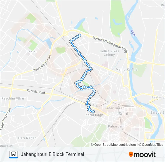 181A Bus Line Map