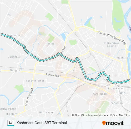 182A Bus Line Map