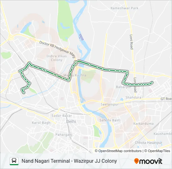 235 Bus Line Map