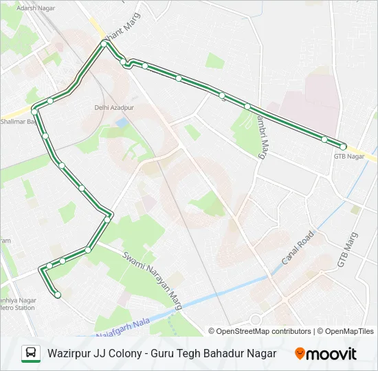 235 Bus Line Map