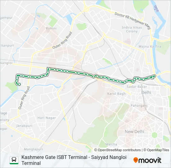 233STL Bus Line Map