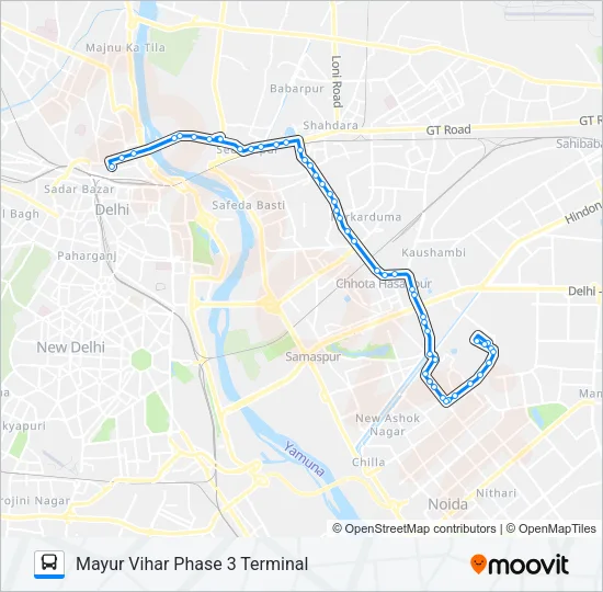 211 Bus Line Map