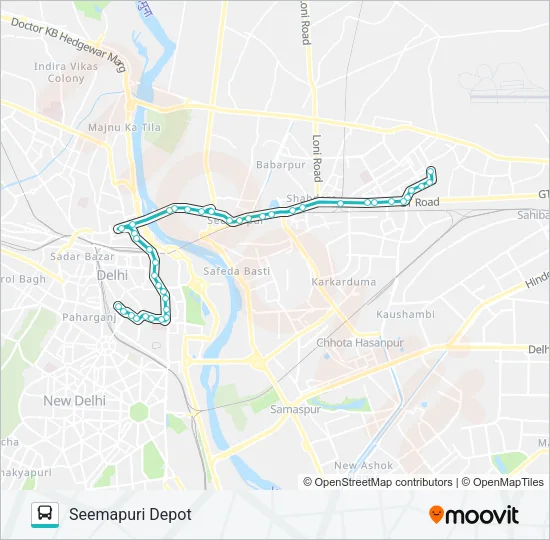 214 Bus Line Map