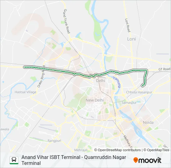 236 Bus Line Map