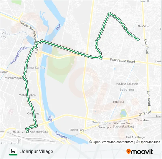 248 Bus Line Map