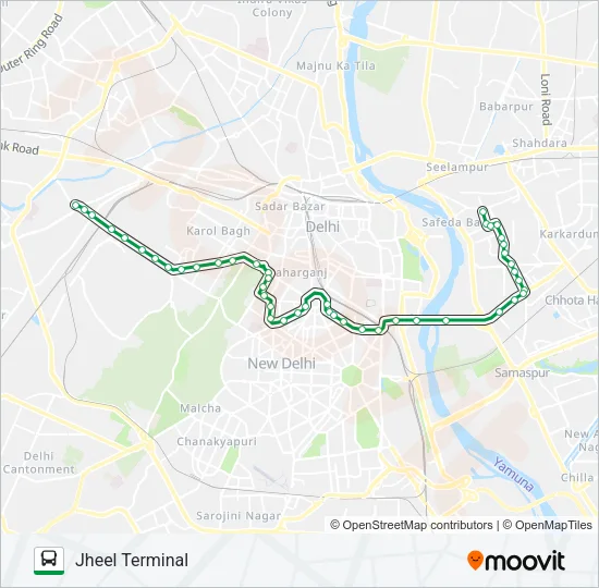 316 Bus Line Map