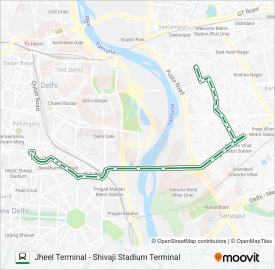 316 Bus Line Map