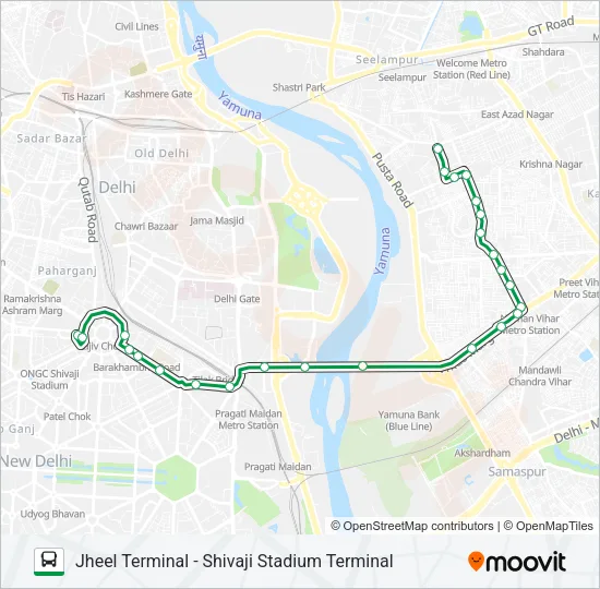 316 Bus Line Map