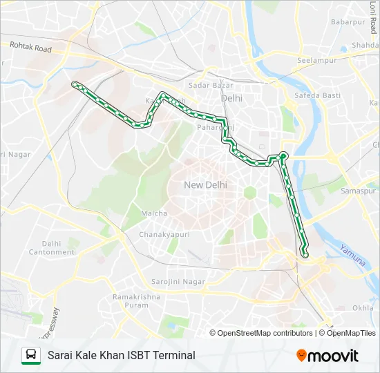 318 Bus Line Map