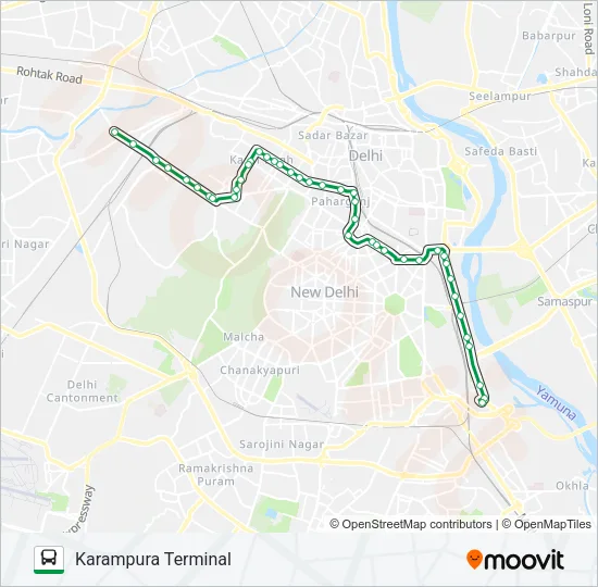 318 Bus Line Map