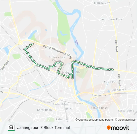 333 Bus Line Map