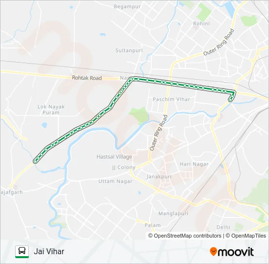 236A Bus Line Map