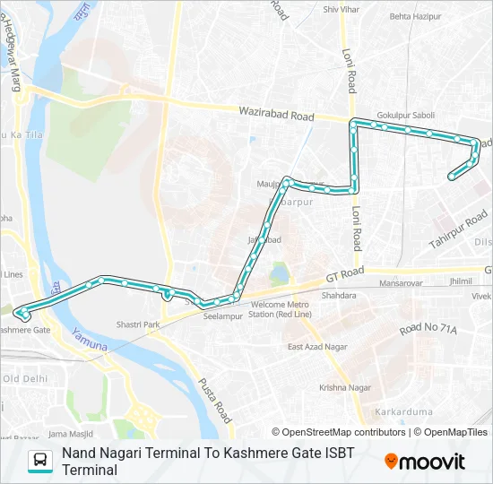 241 Bus Line Map