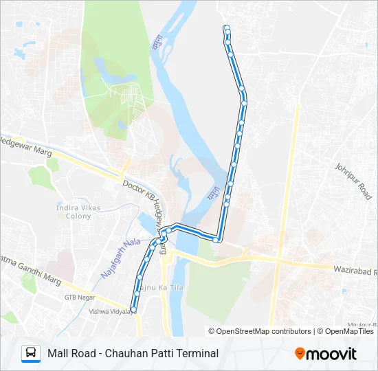 258 Bus Line Map