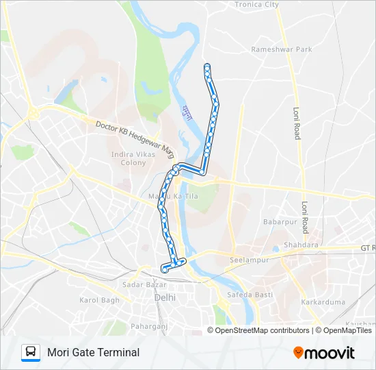 258 Bus Line Map