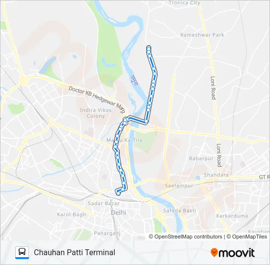 258 Bus Line Map