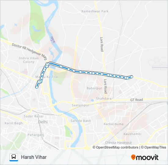 259 Bus Line Map