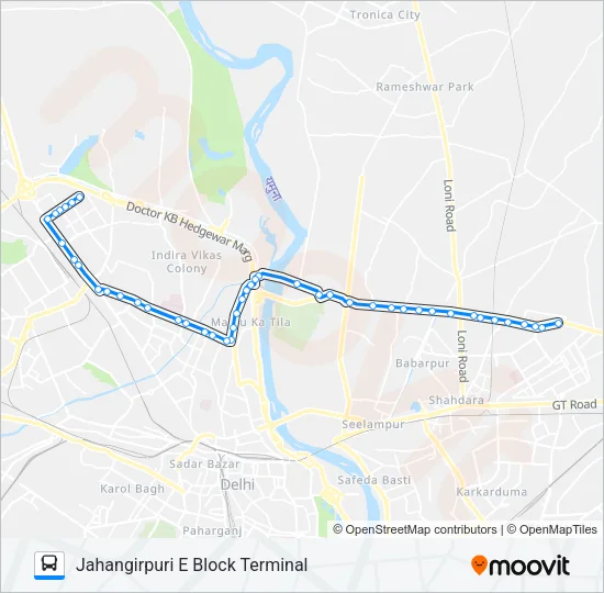 259 Bus Line Map